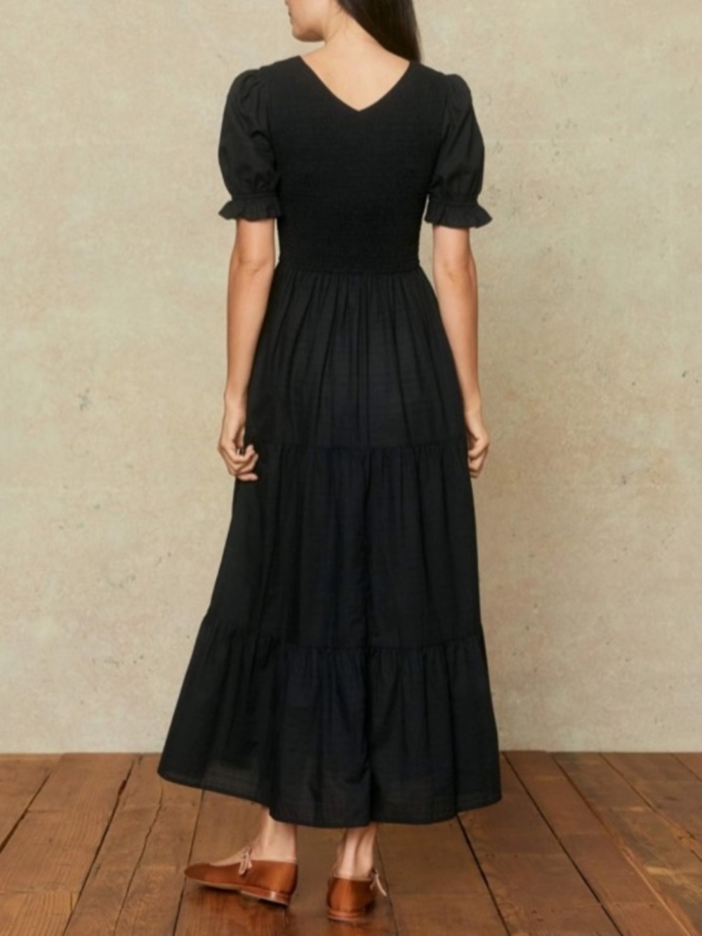 Christy Dawn Brooklyn Maxi Dress in Night Waffle - Small - Picture 3 of 12